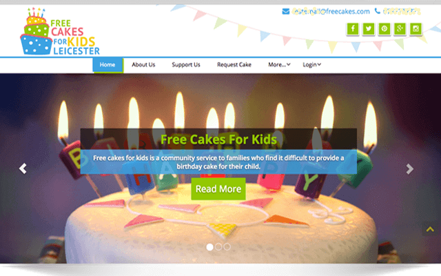 charity web design leicester